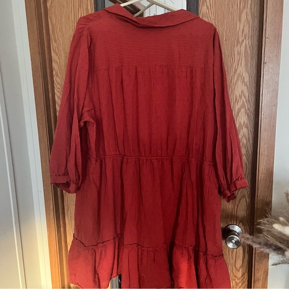 LC Lauren Conrad Red Tunic Top - Picture 4 of 4